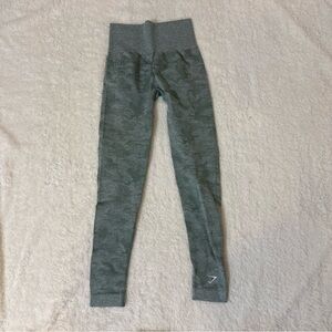 Gymshark Adapt Light Green Camo seamless Leggings XS